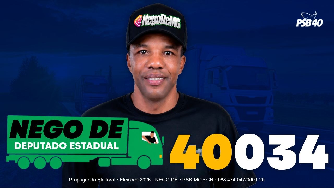 Nego Dé 40034, deputado estadual